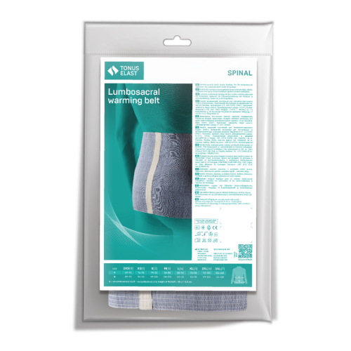 Tonus Elast lumbosakralni grelni pas siv, 9509