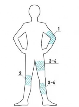Tonus Elast medicinska elastična univerzalna večnamenska opornica s kompresijo, 9605