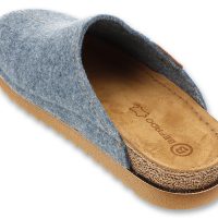 155D221_3 ŽENSKI COPATI IZ FILCA Z USNJENIM VLOŽKOM BEFADO HOME & GO
