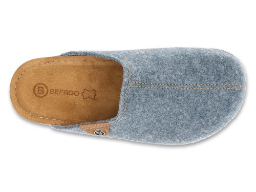 155D221_4 ŽENSKI COPATI IZ FILCA Z USNJENIM VLOŽKOM BEFADO HOME & GO